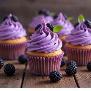 Black Currant Cupcake