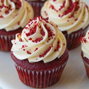 Royal Red Velvet Cupcake