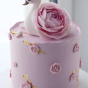 Baby Swan Kids Cake
