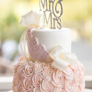 Beauty Blush Wedding Cake