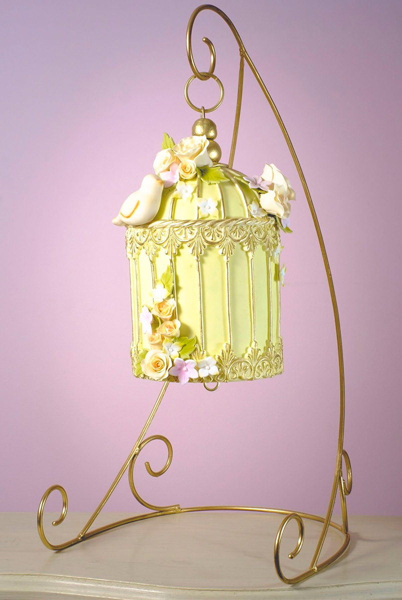Bird Cage Hanging Cake