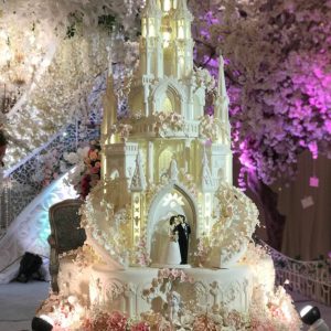 Castle Wedding Cake - 1