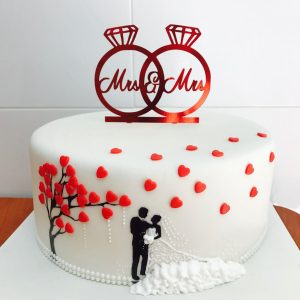 White Frosted Cake