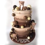 1st Birthday Teddy Bear Theme Cake