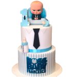 2 Tier Boss Baby Cake