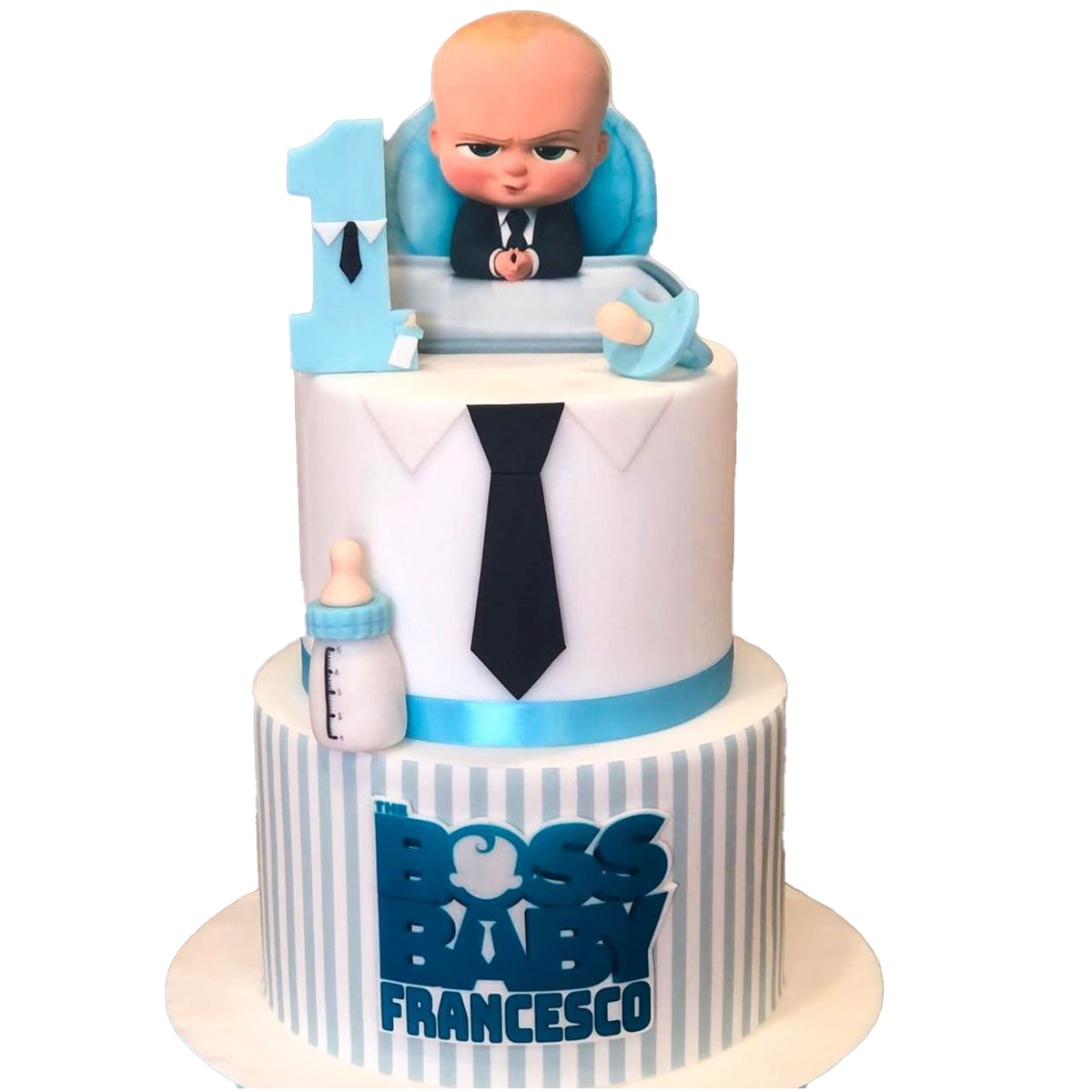 2 Tier Boss Baby Cake 1 2 Tier Boss Baby Cake