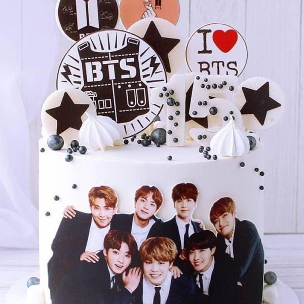 BTS Theme Cake