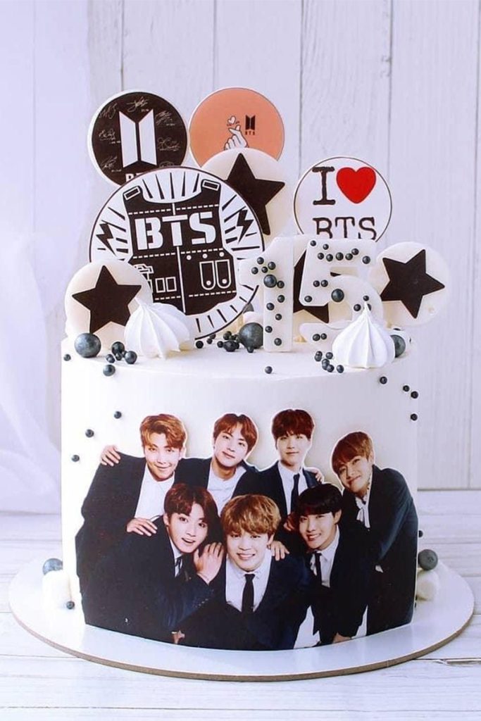 BTS Theme Cake