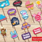 Baby Shower Party Photo Props