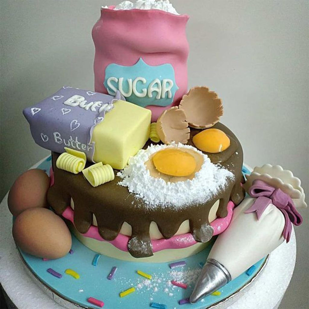 Bakers Themed Cake