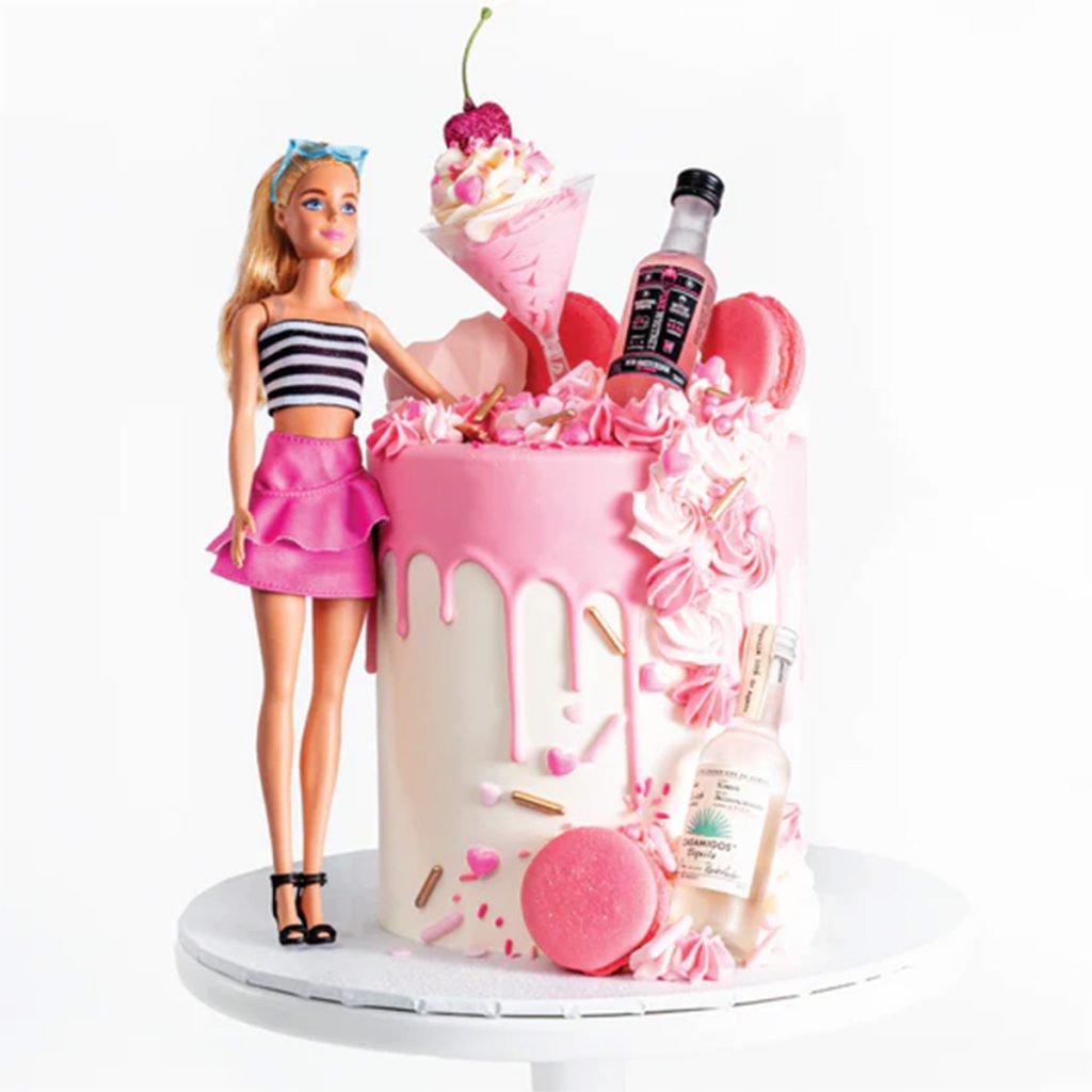 Barbie Goes To Party Cake