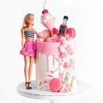 Barbie Goes To Party Cake