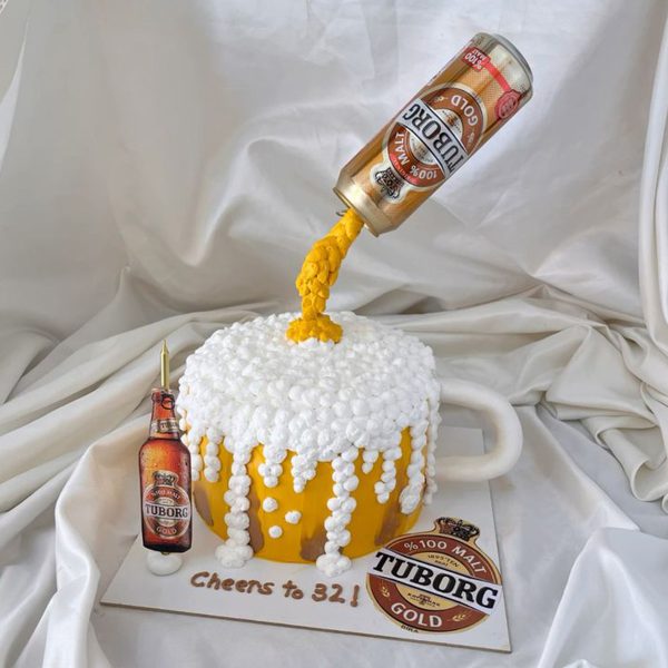 Beer Pouring Cake