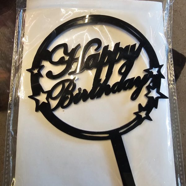 Black Star Happy Birthday