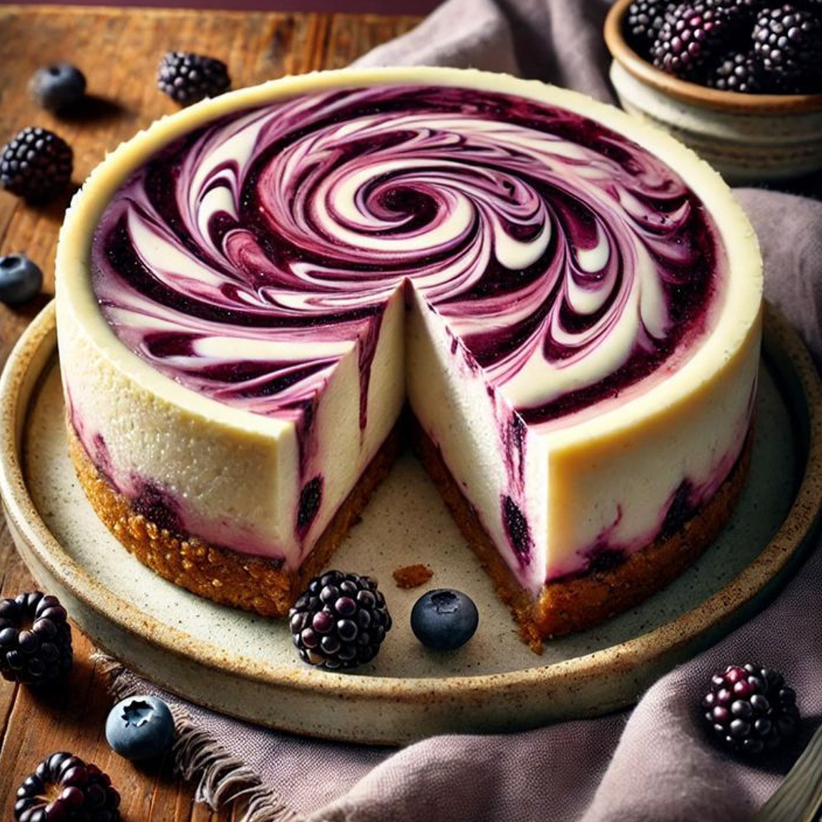 Blueberry Cheese Cake 1 Blueberry Cheese Cake