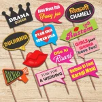 Bride To Be Party Photo Props