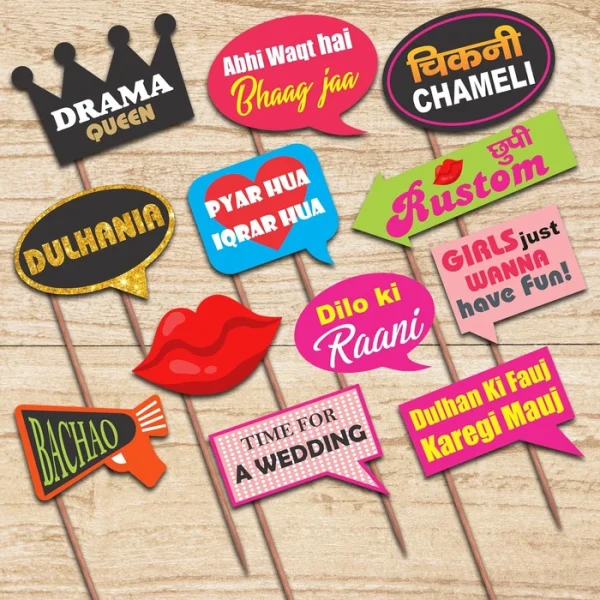 Bride To Be Party Photo Props