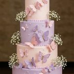Butterfly and Floral Designer cake