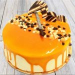 Butterscotch with Mango Cake