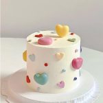 Candy Hearts Cake