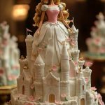 Castle Theme Barbie Cake