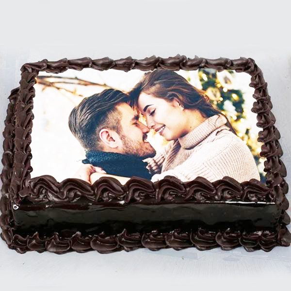 Choco Truffle Photo Cake