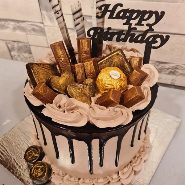 Chocolate Loaded Birthday Cake