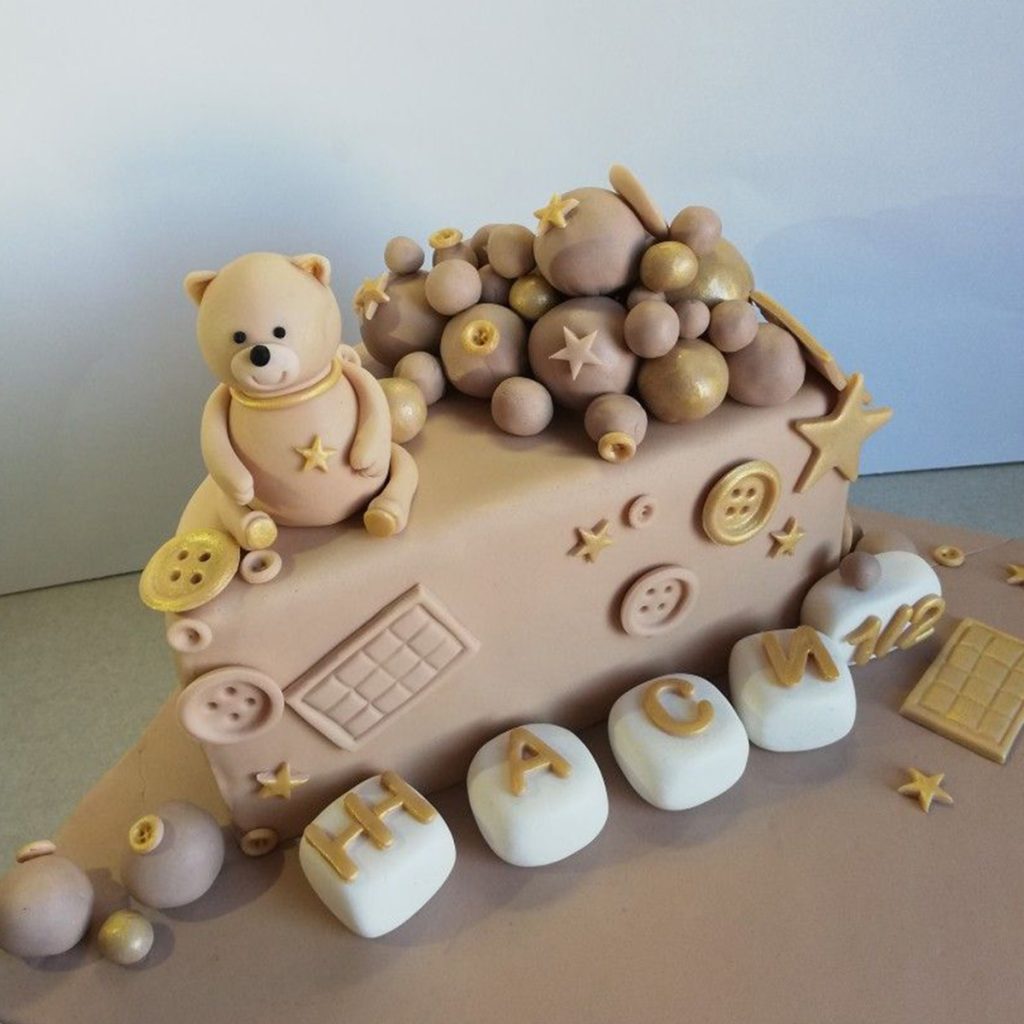 Chocolate Teddy Half Birthday Cake
