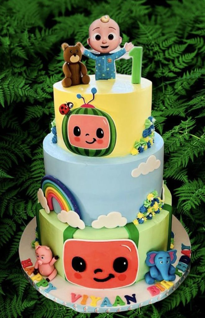 Coco Melon Themed Cake