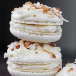 Coconut Yuzu Italian Macrons