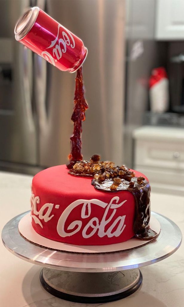 Coke Pouring Cake