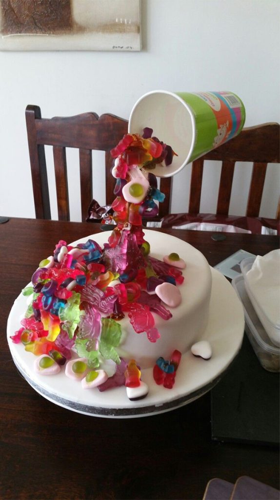 Colourful Candy Drop Cake