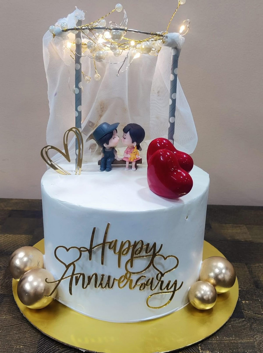 Couple Anniversary Cake Couple Anniversary Cake - Image 1