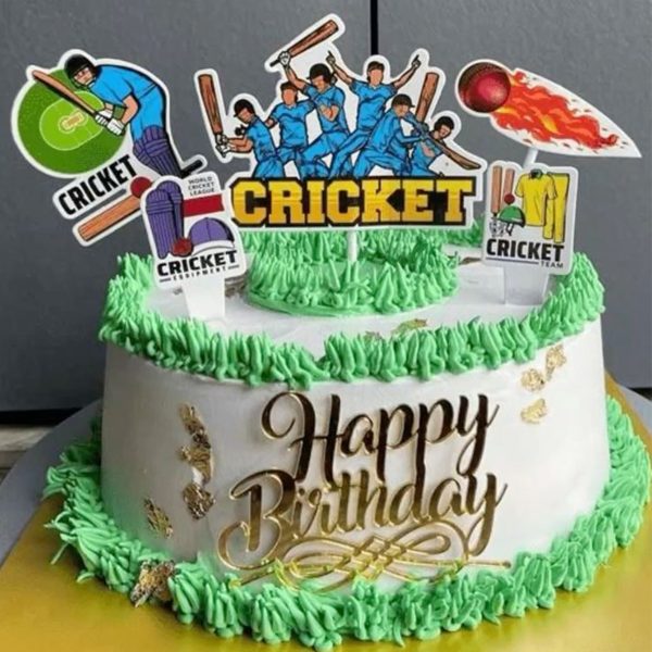 Cricket Themed Cake