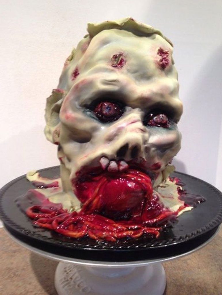 Devil Horror Themed Cake