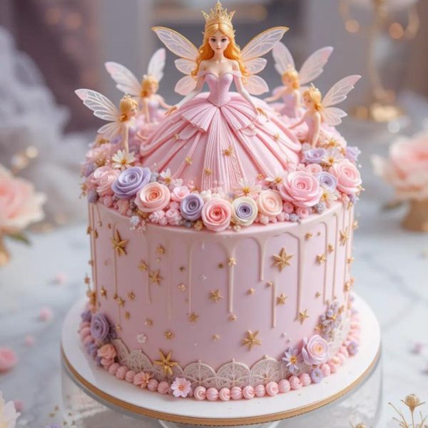 Fairy World Drip Cake