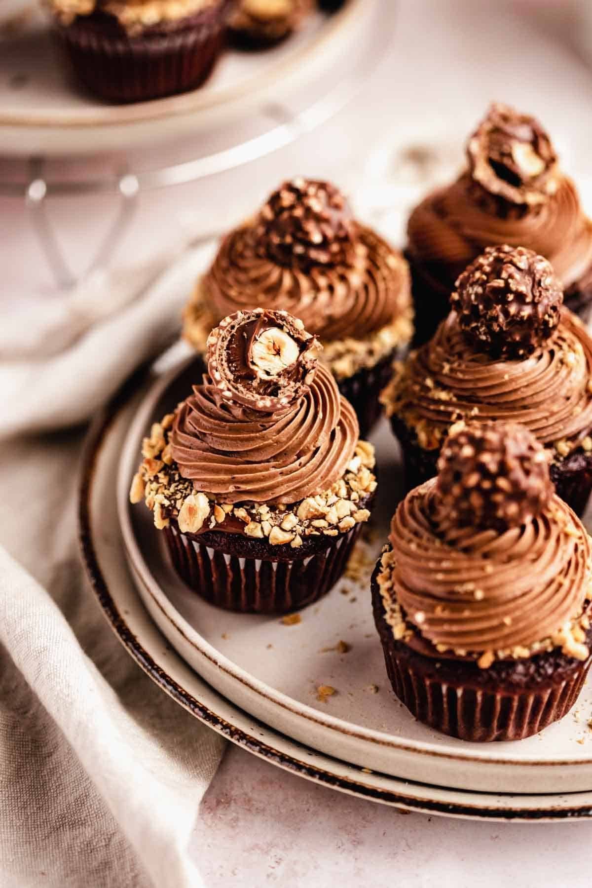 Ferroro Rocher Cupcake ( Small) Ferroro Rocher Cupcake - Image 1