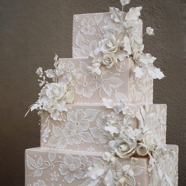 Floral Patterned Designer Cake