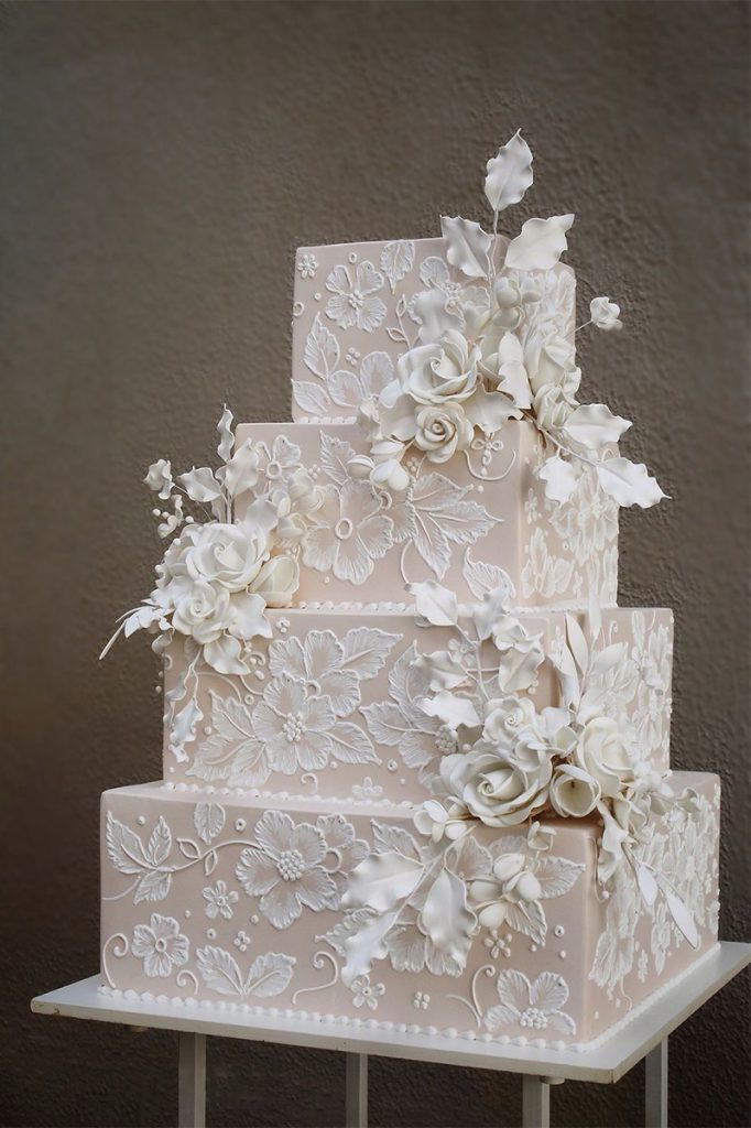 Floral Patterned Designer Cake