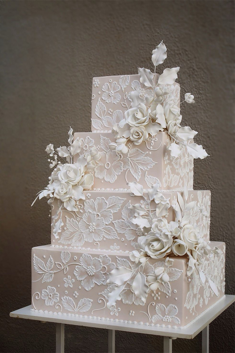 Floral Patterned Designer Cake 1 Floral Patterned Designer Cake