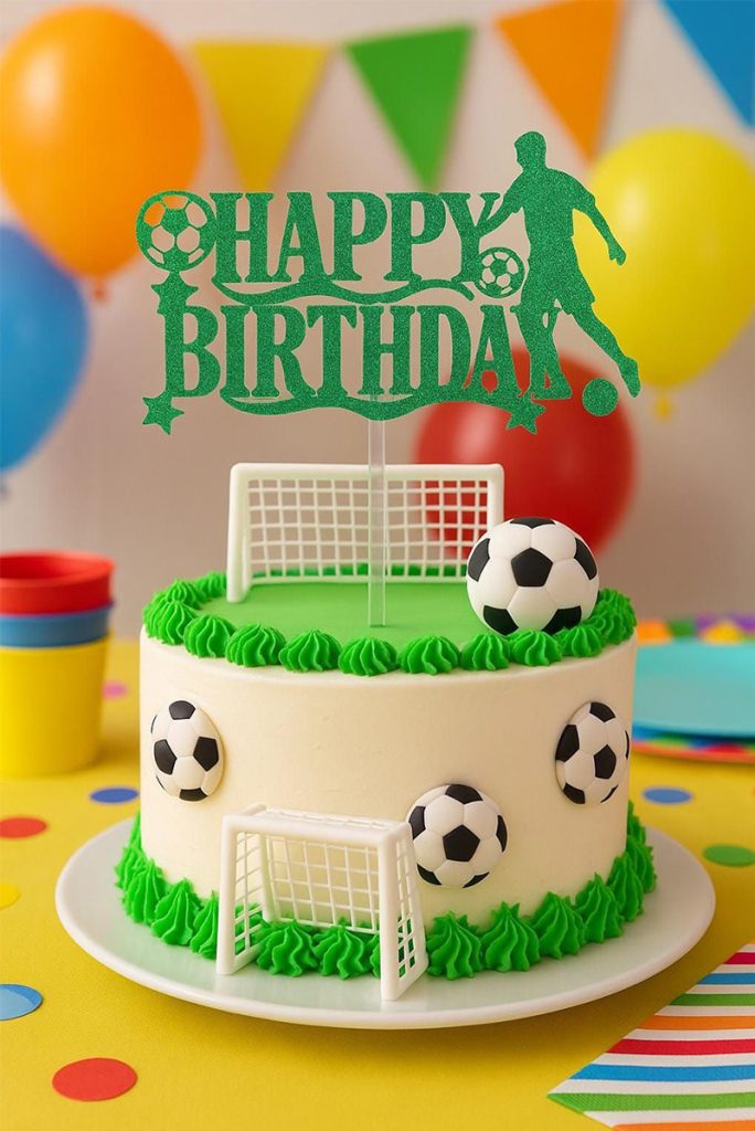 Football Theme Birthday Cake