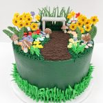 Garden Theme Cake