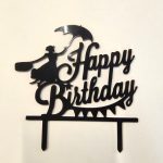 Girl Umbrella Happy Birthday