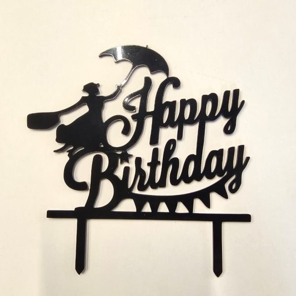 Girl Umbrella Happy Birthday