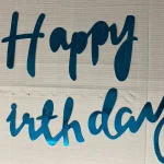 HBD Bunting (Gold) Paper