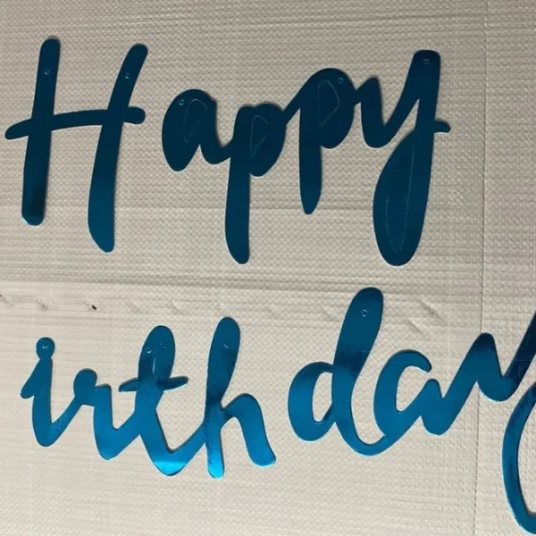 HBD Bunting (Gold) Paper