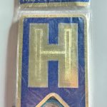 Hanging Paper Flags HBD - Glitter with embosing -1.5mtr