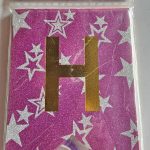 Hanging Paper Flags HBD - Glitter with Star 1.5mtr