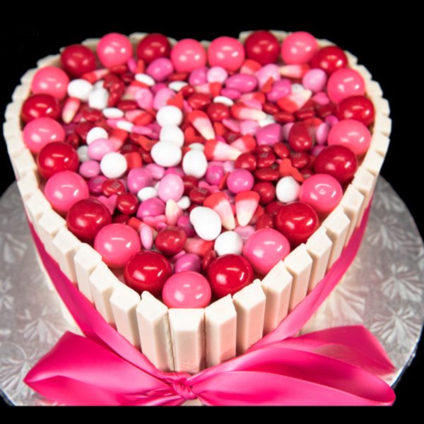 Heart Shaped Fully Loaded Chocolate Cake