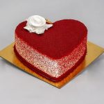 Heart Shaped Red Velvet Cake